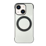 Capa de telemóvel com suporte MagSafe em PC com pele sem moldura, para iPhone 14 Plus, para iPhone 14, para iPhone 14 Pro, para iPhone 14 Pro Max, para iPhone 13 Pro Max, para iPhone 13 Pro