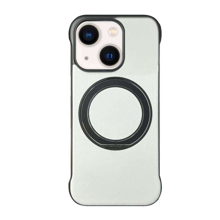 Capa de telemóvel com suporte MagSafe em PC com pele sem moldura, para iPhone 14 Plus, para iPhone 14, para iPhone 14 Pro, para iPhone 14 Pro Max, para iPhone 13 Pro Max, para iPhone 13 Pro