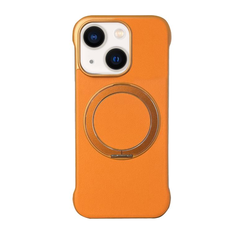 Capa de telemóvel com suporte MagSafe em PC com pele sem moldura, para iPhone 14 Plus, para iPhone 14, para iPhone 14 Pro, para iPhone 14 Pro Max, para iPhone 13 Pro Max, para iPhone 13 Pro