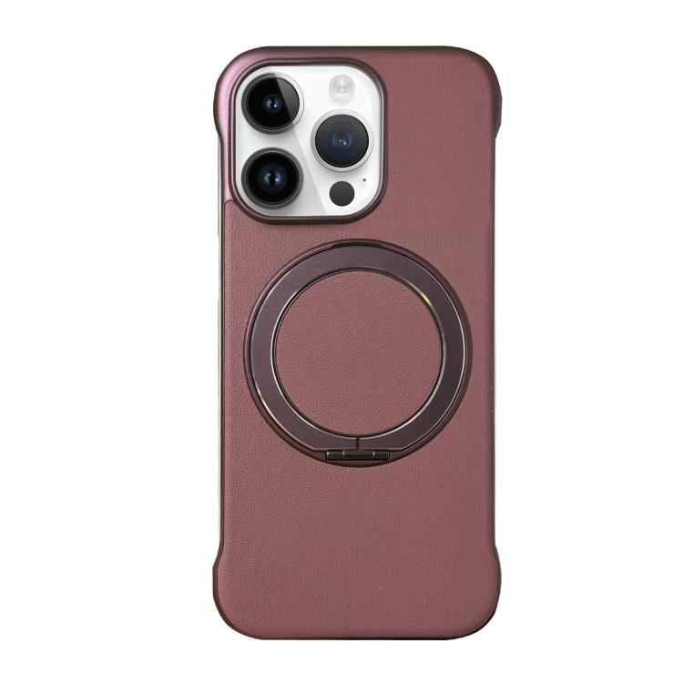 Capa de telemóvel com suporte MagSafe em PC com pele sem moldura, para iPhone 14 Plus, para iPhone 14, para iPhone 14 Pro, para iPhone 14 Pro Max, para iPhone 13 Pro Max, para iPhone 13 Pro