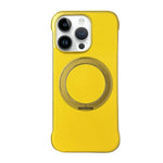 Capa de telemóvel com suporte MagSafe em PC com pele sem moldura, para iPhone 14 Plus, para iPhone 14, para iPhone 14 Pro, para iPhone 14 Pro Max, para iPhone 13 Pro Max, para iPhone 13 Pro