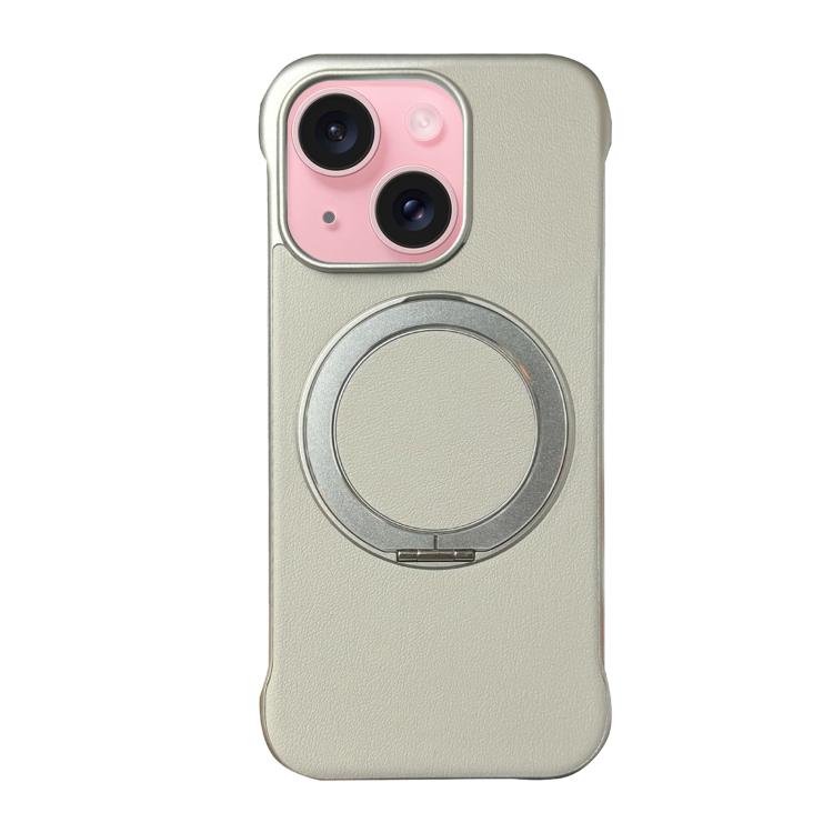 Capa de telemóvel com suporte MagSafe em PC com pele sem moldura, para iPhone 16 Plus, para iPhone 16, para iPhone 15 Pro Max, para iPhone 15 Pro, para iPhone 15 Plus, para iPhone 15