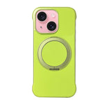 Capa de telemóvel com suporte MagSafe em PC com pele sem moldura, para iPhone 16 Plus, para iPhone 16, para iPhone 15 Pro Max, para iPhone 15 Pro, para iPhone 15 Plus, para iPhone 15