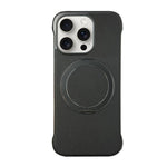 Capa de telemóvel com suporte MagSafe em PC com pele sem moldura, para iPhone 16 Plus, para iPhone 16, para iPhone 15 Pro Max, para iPhone 15 Pro, para iPhone 15 Plus, para iPhone 15