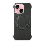 Capa de telemóvel com suporte MagSafe em PC com pele sem moldura, para iPhone 16 Plus, para iPhone 16, para iPhone 15 Pro Max, para iPhone 15 Pro, para iPhone 15 Plus, para iPhone 15