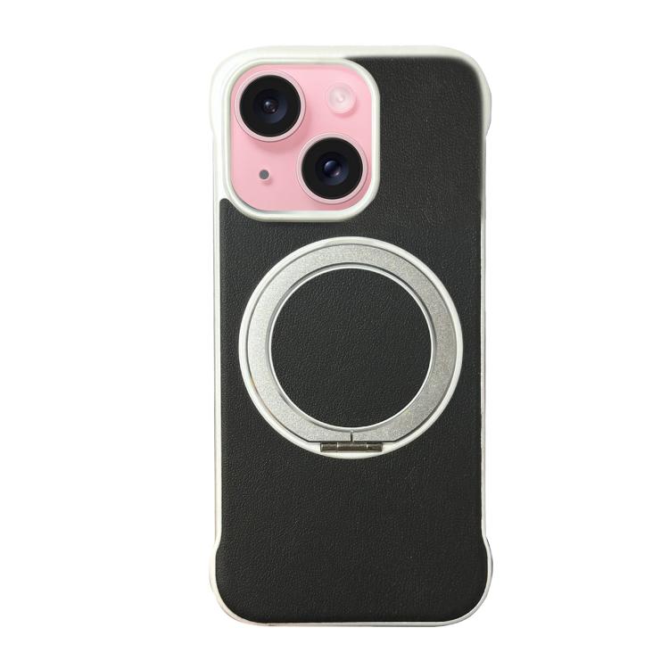 Capa de telemóvel com suporte MagSafe em PC com pele sem moldura, para iPhone 16 Plus, para iPhone 16, para iPhone 15 Pro Max, para iPhone 15 Pro, para iPhone 15 Plus, para iPhone 15