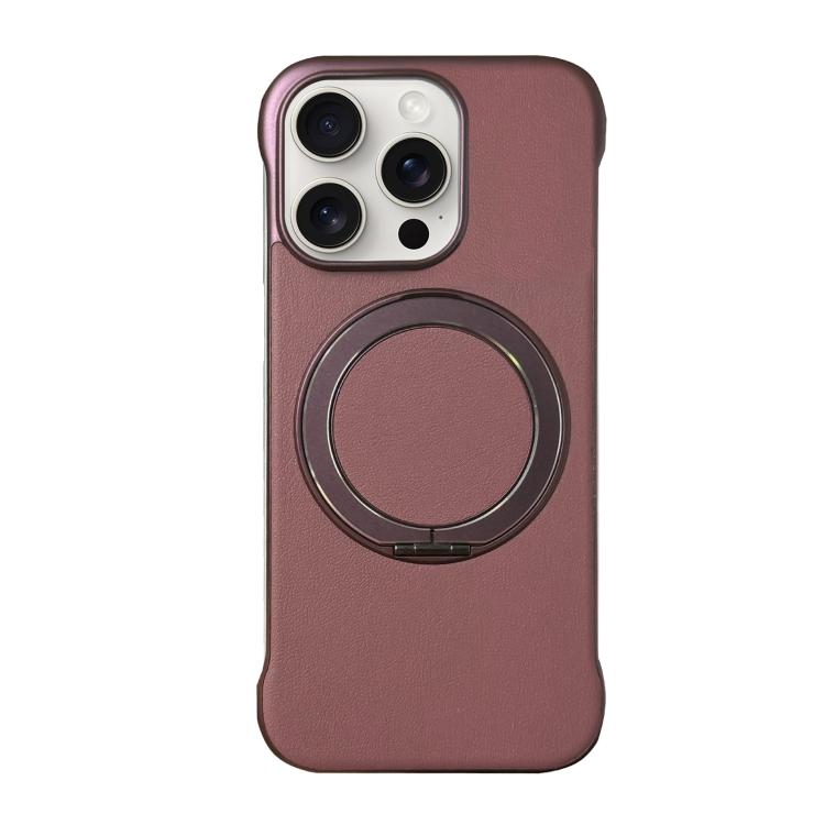 Capa de telemóvel com suporte MagSafe em PC com pele sem moldura, para iPhone 16 Plus, para iPhone 16, para iPhone 15 Pro Max, para iPhone 15 Pro, para iPhone 15 Plus, para iPhone 15