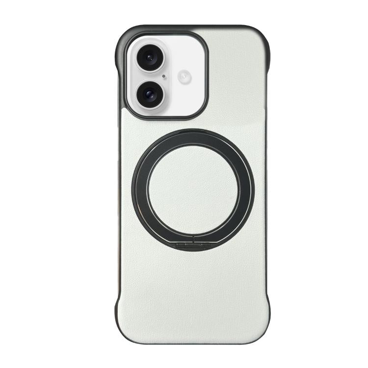 Capa de telemóvel com suporte MagSafe em PC com pele sem moldura, para iPhone 16 Plus, para iPhone 16, para iPhone 15 Pro Max, para iPhone 15 Pro, para iPhone 15 Plus, para iPhone 15