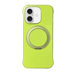 Capa de telemóvel com suporte MagSafe em PC com pele sem moldura, para iPhone 16 Plus, para iPhone 16, para iPhone 15 Pro Max, para iPhone 15 Pro, para iPhone 15 Plus, para iPhone 15