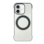 Capa de telemóvel com suporte MagSafe em PC com pele sem moldura, para iPhone 16 Plus, para iPhone 16, para iPhone 15 Pro Max, para iPhone 15 Pro, para iPhone 15 Plus, para iPhone 15