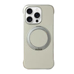 Capa de telemóvel com suporte MagSafe em PC com pele sem moldura, para iPhone 17 Pro Max, para iPhone 17 Pro, para iPhone 17, para iPhone Air, para iPhone 16 Pro Max, para iPhone 16 Pro