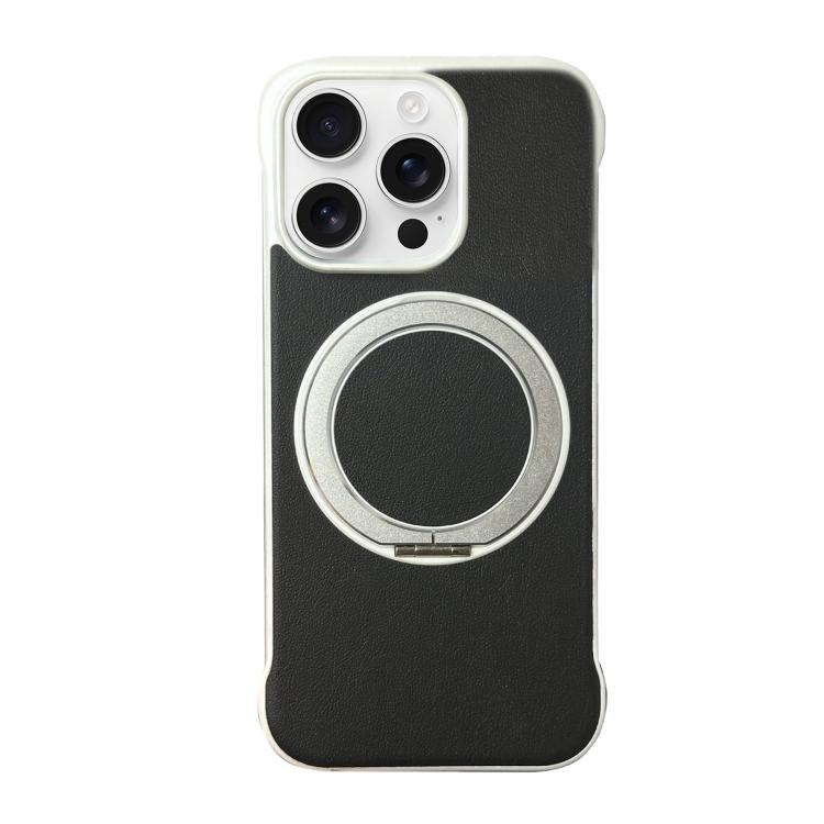 Capa de telemóvel com suporte MagSafe em PC com pele sem moldura, para iPhone 17 Pro Max, para iPhone 17 Pro, para iPhone 17, para iPhone Air, para iPhone 16 Pro Max, para iPhone 16 Pro