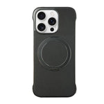 Capa de telemóvel com suporte MagSafe em PC com pele sem moldura, para iPhone 17 Pro Max, para iPhone 17 Pro, para iPhone 17, para iPhone Air, para iPhone 16 Pro Max, para iPhone 16 Pro