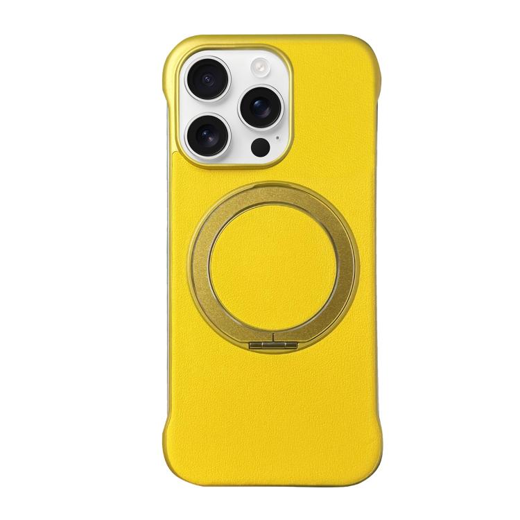 Capa de telemóvel com suporte MagSafe em PC com pele sem moldura, para iPhone 17 Pro Max, para iPhone 17 Pro, para iPhone 17, para iPhone Air, para iPhone 16 Pro Max, para iPhone 16 Pro