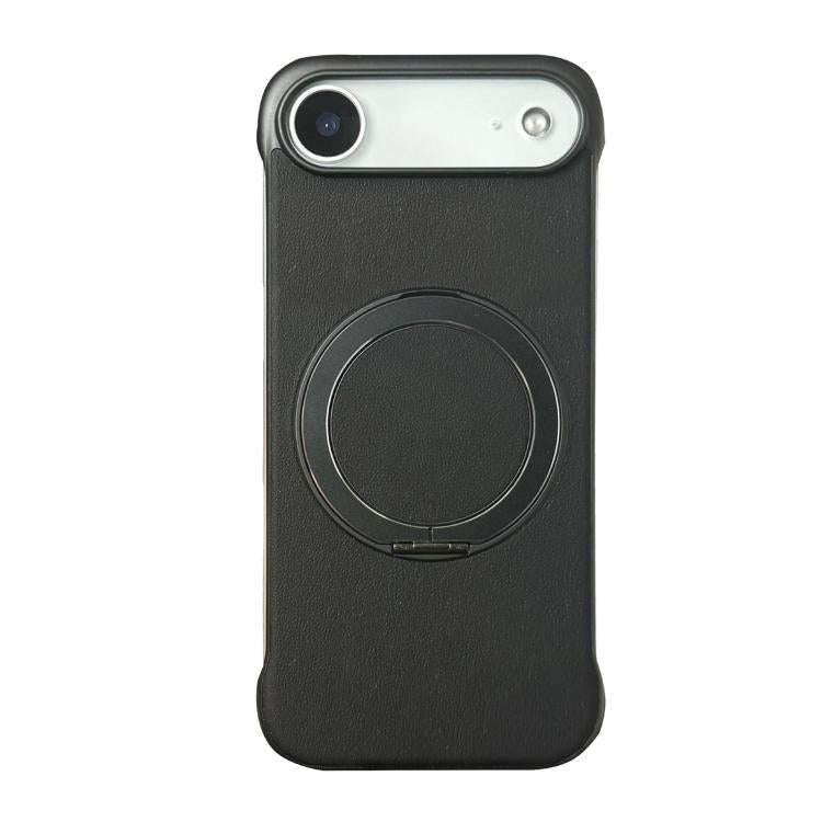 Capa de telemóvel com suporte MagSafe em PC com pele sem moldura, para iPhone 17 Pro Max, para iPhone 17 Pro, para iPhone 17, para iPhone Air, para iPhone 16 Pro Max, para iPhone 16 Pro