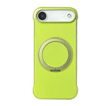 Capa de telemóvel com suporte MagSafe em PC com pele sem moldura, para iPhone 17 Pro Max, para iPhone 17 Pro, para iPhone 17, para iPhone Air, para iPhone 16 Pro Max, para iPhone 16 Pro