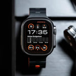 Correia de Relógio em Silicone Magnética com Pino Único e Relevo de Cavalo, Para Apple Watch 46mm / 49mm / 45mm / 44mm