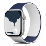 Correia de Relógio em Silicone Magnética Bicolor com Textura de Lichia, Para Apple Watch 46mm / 49mm / 45mm / 44mm, Para Apple Watch 42mm / 41mm / 40mm / 38mm
