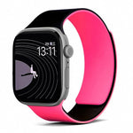 Correia de Relógio em Silicone Magnética Bicolor com Textura de Lichia, Para Apple Watch 46mm / 49mm / 45mm / 44mm, Para Apple Watch 42mm / 41mm / 40mm / 38mm