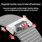 Correia de Relógio em Metal de Titânio Completo com Fivela Magnética Milanesa, Para Apple Watch 46mm / 49mm / 45mm / 44mm