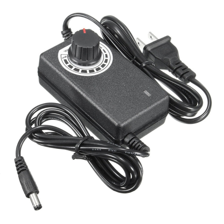 12V Adjustable Power Supply Adapter AC DC 3V - 12V 2A 24W Universal Charger Voltage Regulator Driver, US Plug, EU Plug