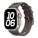 Correia de Relógio em Silicone com Fivela de Escada e Orifícios, Para Apple Watch 46mm / 49mm / 45mm / 44mm, Para Apple Watch 42mm / 41mm / 40mm / 38mm