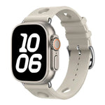 Correia de Relógio em Silicone com Fivela de Escada e Orifícios, Para Apple Watch 46mm / 49mm / 45mm / 44mm, Para Apple Watch 42mm / 41mm / 40mm / 38mm