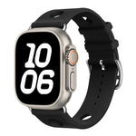 Correia de Relógio em Silicone com Fivela de Escada e Orifícios, Para Apple Watch 46mm / 49mm / 45mm / 44mm, Para Apple Watch 42mm / 41mm / 40mm / 38mm