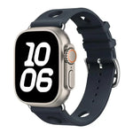 Correia de Relógio em Silicone com Fivela de Escada e Orifícios, Para Apple Watch 46mm / 49mm / 45mm / 44mm, Para Apple Watch 42mm / 41mm / 40mm / 38mm