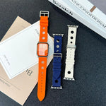 Correia de Relógio em Silicone com Fivela de Escada e Orifícios, Para Apple Watch 46mm / 49mm / 45mm / 44mm, Para Apple Watch 42mm / 41mm / 40mm / 38mm