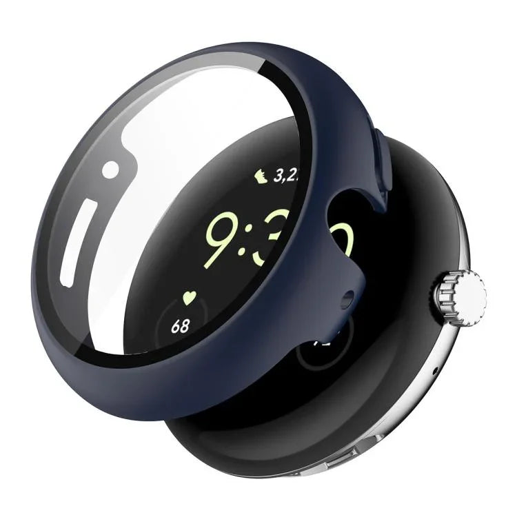 Capa de Relógio em PC Integrada com Filme de Vidro Temperado de Cobertura Total ENKAY Hat-Prince, Google Pixel Watch 4 45mm, Para Google Pixel Watch 4 41mm