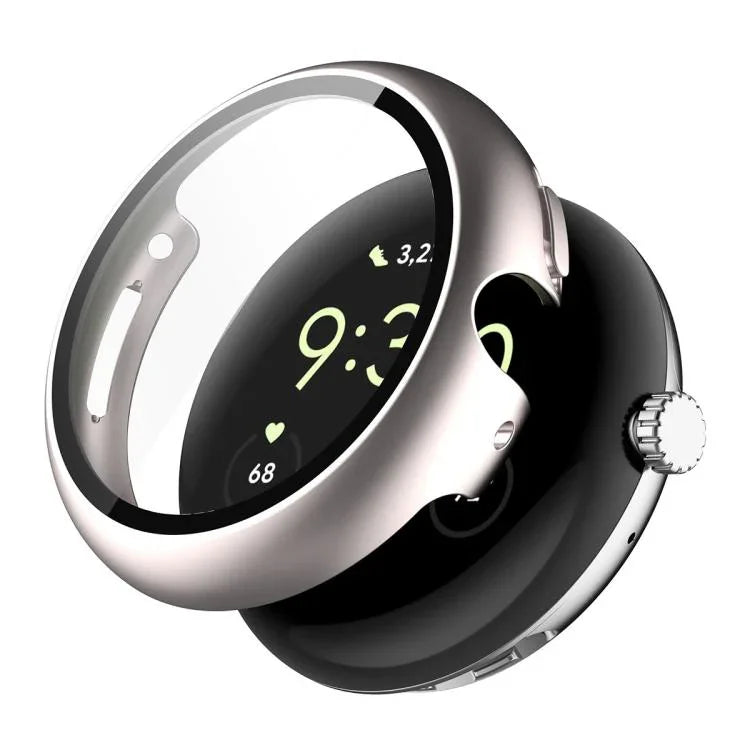 Capa de Relógio em PC Integrada com Filme de Vidro Temperado de Cobertura Total ENKAY Hat-Prince, Google Pixel Watch 4 45mm, Para Google Pixel Watch 4 41mm