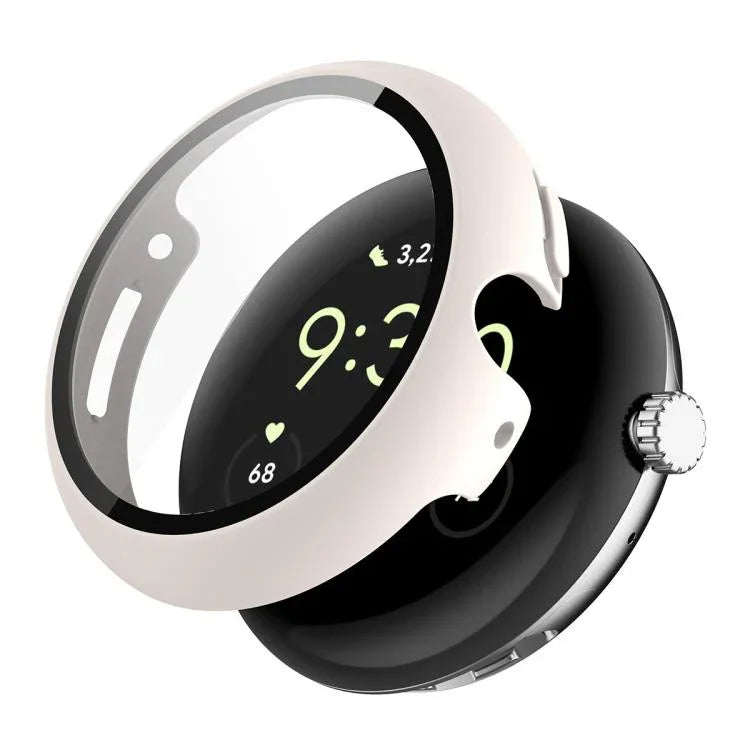 Capa de Relógio em PC Integrada com Filme de Vidro Temperado de Cobertura Total ENKAY Hat-Prince, Google Pixel Watch 4 45mm, Para Google Pixel Watch 4 41mm