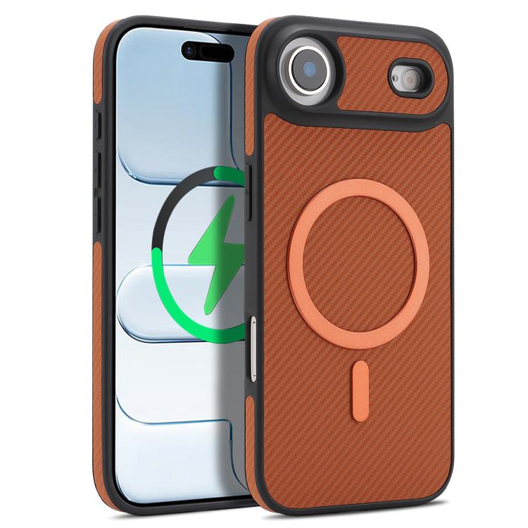 Capa de telemóvel MagSafe Kalebol em fibra de carbono, para iPhone 17 Pro Max, para iPhone 17 Pro, para iPhone 17, para iPhone Air, para iPhone 16 Pro Max, para iPhone 16 Pro, para iPhone 16 Plus, para iPhone 16