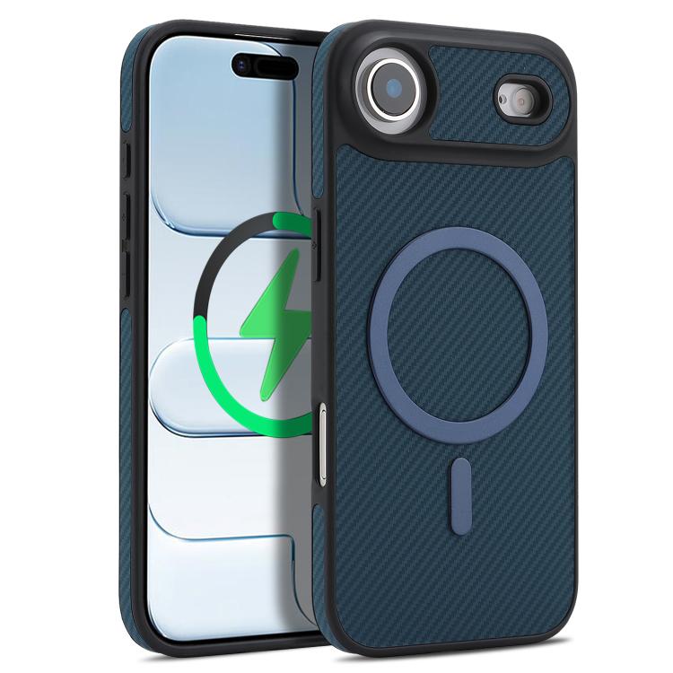 Capa de telemóvel MagSafe Kalebol em fibra de carbono, para iPhone 17 Pro Max, para iPhone 17 Pro, para iPhone 17, para iPhone Air, para iPhone 16 Pro Max, para iPhone 16 Pro, para iPhone 16 Plus, para iPhone 16