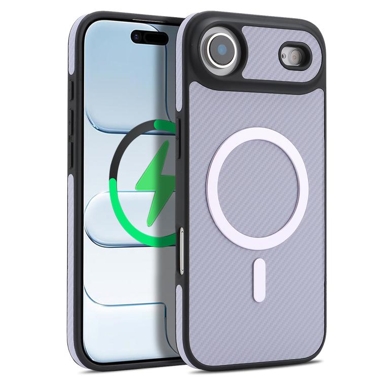 Capa de telemóvel MagSafe Kalebol em fibra de carbono, para iPhone 17 Pro Max, para iPhone 17 Pro, para iPhone 17, para iPhone Air, para iPhone 16 Pro Max, para iPhone 16 Pro, para iPhone 16 Plus, para iPhone 16