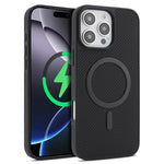 Capa de telemóvel MagSafe Kalebol em fibra de carbono, para iPhone 17 Pro Max, para iPhone 17 Pro, para iPhone 17, para iPhone Air, para iPhone 16 Pro Max, para iPhone 16 Pro, para iPhone 16 Plus, para iPhone 16