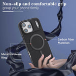 Capa de telemóvel MagSafe Kalebol em fibra de carbono, para iPhone 17 Pro Max, para iPhone 17 Pro, para iPhone 17, para iPhone Air, para iPhone 16 Pro Max, para iPhone 16 Pro, para iPhone 16 Plus, para iPhone 16