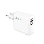 Carregador TE-PD65 GaN PD 65W + QC4.0 USB Protocolo Totalmente Compatível, Ficha UE