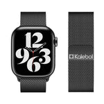 Correia de Relógio em Aço Inoxidável Magnética Kalebol, Para Apple Watch 46mm / 49mm / 45mm / 44mm, Para Apple Watch 42mm / 41mm / 40mm / 38mm