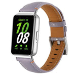 Correia de Relógio de Pele com Cauda Pontiaguda e Costura, Para Samsung Galaxy Fit 3