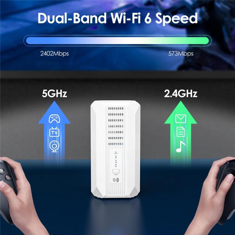 WAVLINK WNF100X3NR-B Versão Global Slot Nano SIM Roteador CPE 5G NR WiFi 6, Especificações: Ficha EUA, WNF100X3NR-B
