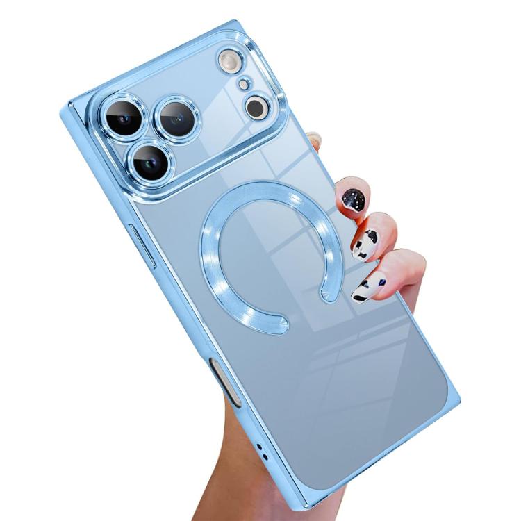 Capa de telemóvel MagSafe em TPU com padrão CD quadrado de ângulo reto e eletrochapado, para iPhone 17 Pro Max, para iPhone 17 Pro, para iPhone 17, para iPhone Air, para iPhone 16 Pro Max, para iPhone 16 Pro