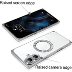 Capa de telemóvel MagSafe em TPU com padrão CD quadrado de ângulo reto e eletrochapado, para iPhone 16 Plus, para iPhone 16, para iPhone 15 Pro Max, para iPhone 15 Pro, para iPhone 15 Plus, para iPhone 15