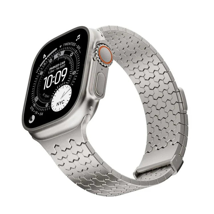 Correia de Relógio em Aço Inoxidável Magnética Dupla em Forma de Y, Para Apple Watch 42 / 44 / 45 / 46 / 49mm, Para Apple Watch 38 / 40 / 41 / S11 42mm