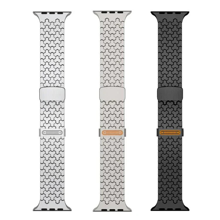Correia de Relógio em Aço Inoxidável Magnética Dupla em Forma de Y, Para Apple Watch 42 / 44 / 45 / 46 / 49mm, Para Apple Watch 38 / 40 / 41 / S11 42mm