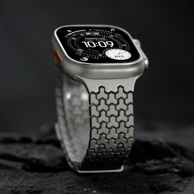 Correia de Relógio em Aço Inoxidável Magnética Dupla em Forma de Y, Para Apple Watch 42 / 44 / 45 / 46 / 49mm, Para Apple Watch 38 / 40 / 41 / S11 42mm