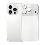 Capa Traseira Metálica em Liga de Alumínio Fosca Kalebol Ultra-fina para Transformação em 17 Pro Max, Para iPhone 16 Pro Max, Para iPhone 15 Pro Max, Para iPhone 14 Pro Max, Para iPhone 13 Pro Max