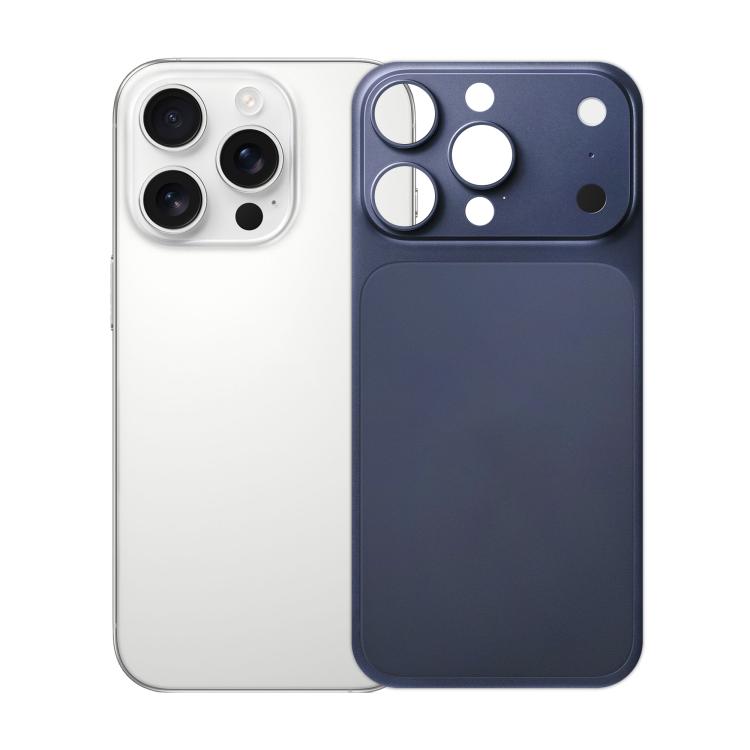 Capa Traseira Metálica em Liga de Alumínio Fosca Kalebol Ultra-fina para Transformação em 17 Pro Max, Para iPhone 16 Pro Max, Para iPhone 15 Pro Max, Para iPhone 14 Pro Max, Para iPhone 13 Pro Max