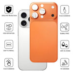 Capa Traseira Metálica em Liga de Alumínio Fosca Kalebol Ultra-fina para Transformação em 17 Pro Max, Para iPhone 16 Pro Max, Para iPhone 15 Pro Max, Para iPhone 14 Pro Max, Para iPhone 13 Pro Max